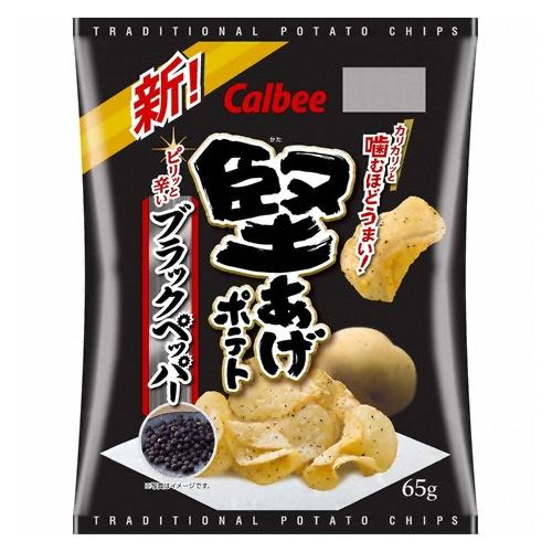 【日版】Calbee卡乐比硬炸土豆黑胡椒65g