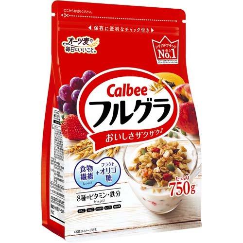 【日版】Calbee卡乐比 经典款 营养燕麦水果颗粒果仁谷物麦片 750g 新
