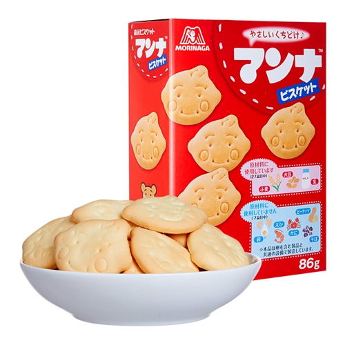 【日版】MORINAGA森永制果 蒙奈儿童饼干 86g