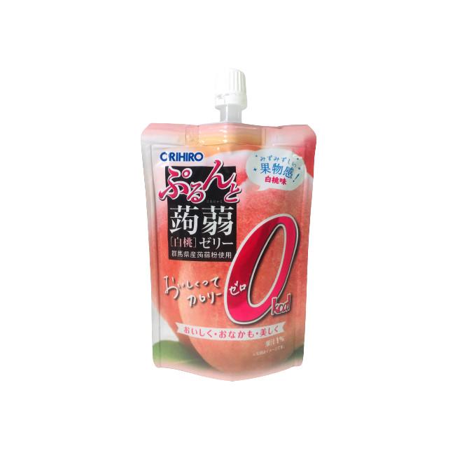 【日版】ORIHIRO欧力喜乐 蒟蒻果冻 0卡 白桃味 130g