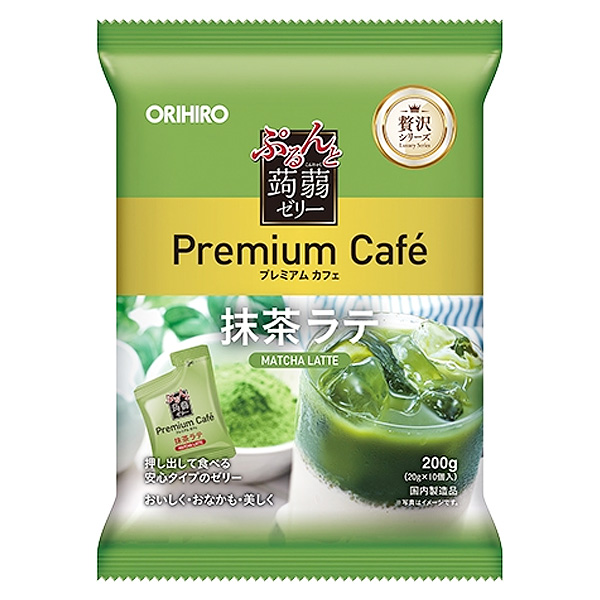 【日版】ORIHIRO欧力喜乐 蒟蒻果冻 高级咖啡抹茶拿铁 20g x 10 件【2024新】