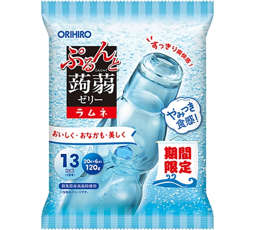 【日版】ORIHIRO欧力喜乐 蒟蒻果冻 弹珠汽水 6 件 【2024期间限定】