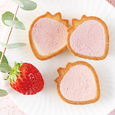 【日版】lupicia 甘王草莓巧克力挞 草莓奶油夹心饼干 8枚入