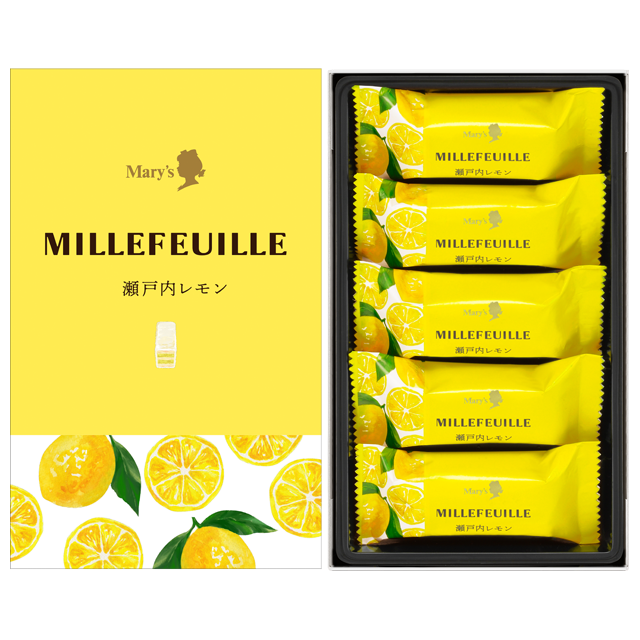 【日版】Marys 濑户内柠檬 奶油千层酥 5枚入