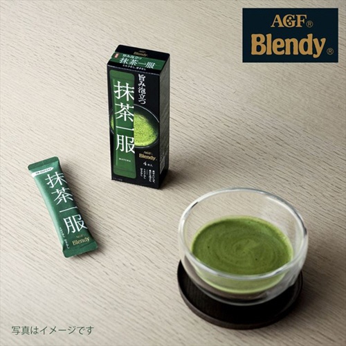 【日版】味之素AGF Blendy 宇治 抹茶粉 4条入