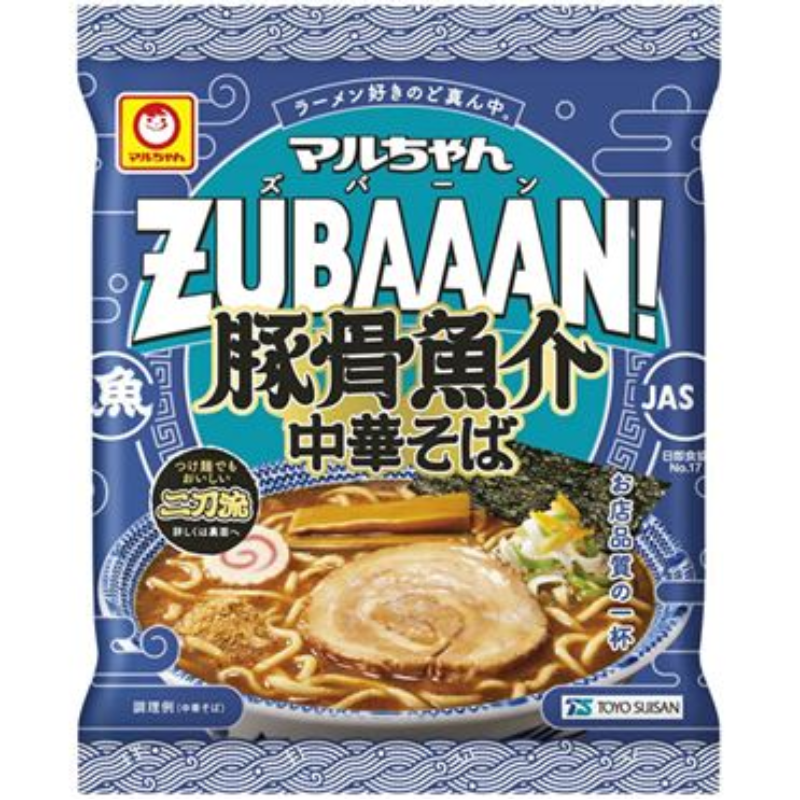 【日版】東洋水産 丸酱 ZUBAAAN！ 猪骨海鲜中式面条 1包 泡面 方便面 116g
