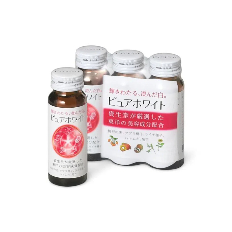 【日版】SHISEIDO资生堂 PURE WHITE美白口服液50ml*3支