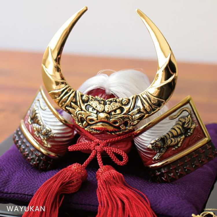 Gingado 银雅堂 Takeda Shingen 日式端午装饰物 附带摆放支架 祈求孩子平安成长 1个