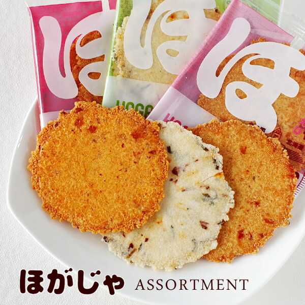 【日本直邮】北海道海鲜脆饼 3种混合(扇贝・虾・日式昆布) 2片�12袋入