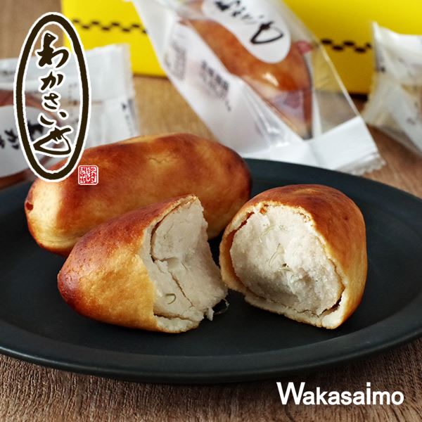 【日本直郵】Wakasaimo本铺 烤红薯造型特色点心 4个入