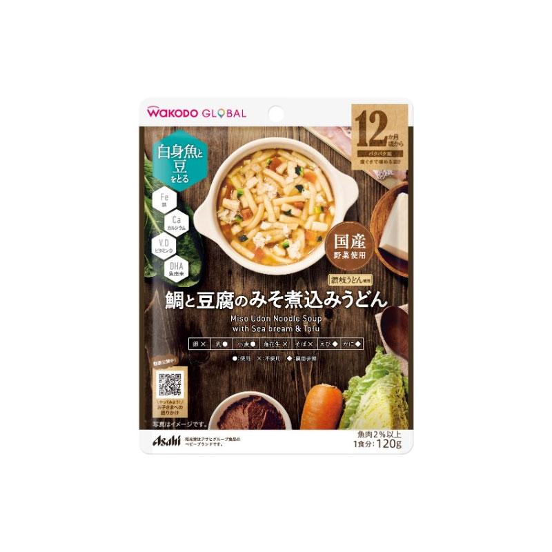 【日版】和光堂宝宝辅食鲷鱼豆腐味噌炖乌冬面