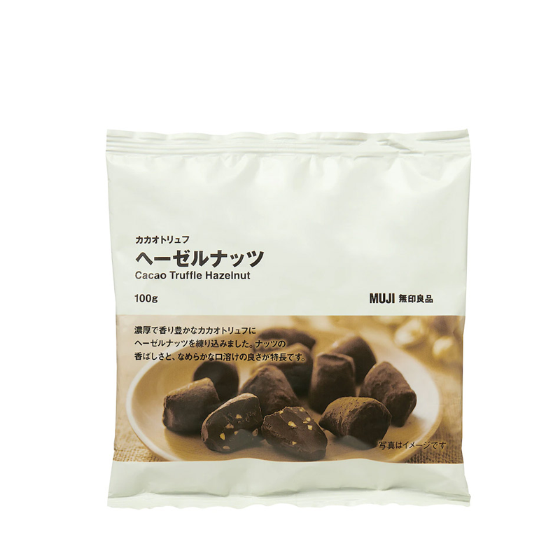 【日版】MUJI无印良品 可可松露榛子 100g