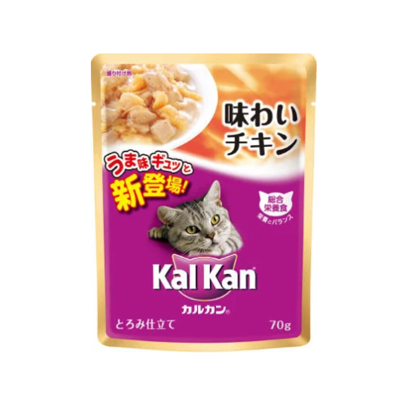 【日版】KAL KAN 卡康 猫咪补给食 鸡肉风味 70g