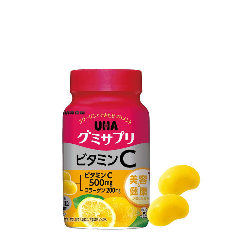 【日版】UHA 悠哈 软糖 补充维生素 C 60粒
