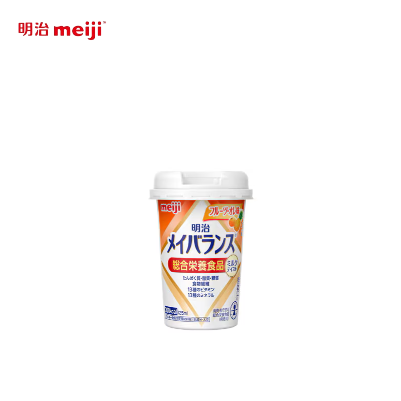 【日版】meiji明治 营养饮料mini杯 水果欧蕾味 125ml