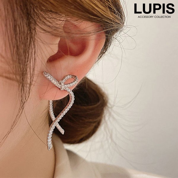 【LUPIS】流苏交叉设计耳环 一对