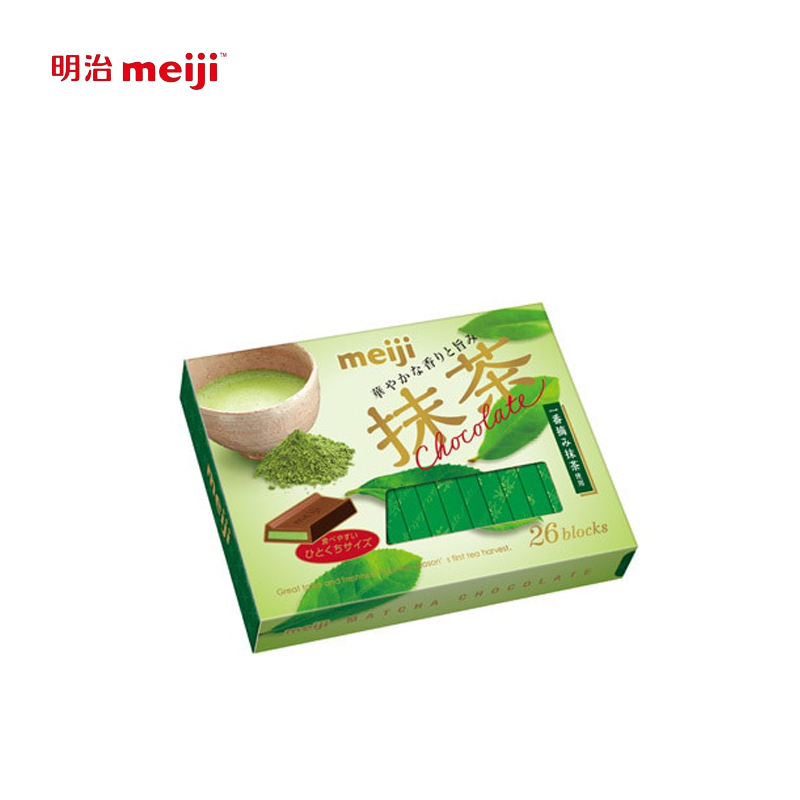 【日版】MEIJI明治 钢琴巧克力 浓厚抹茶味 26枚入