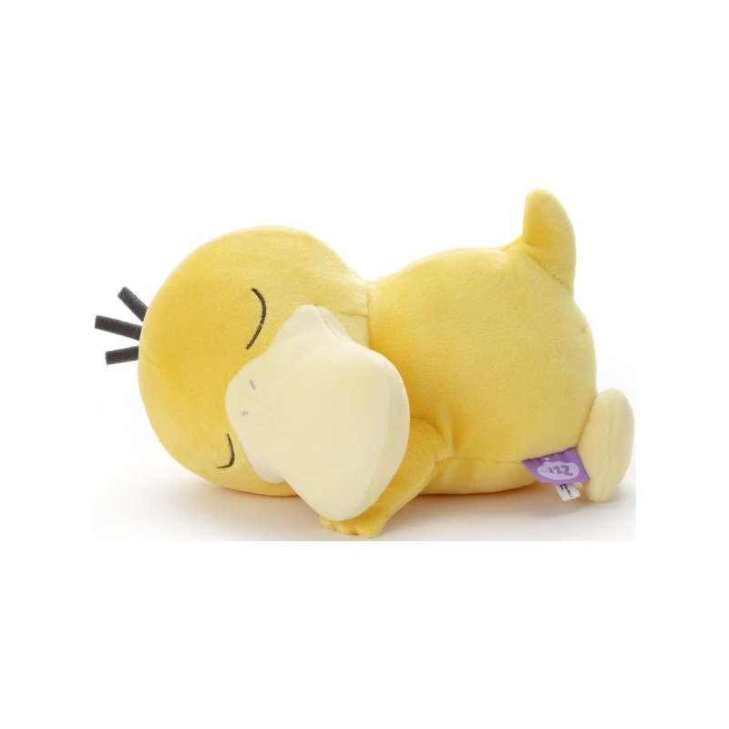 【周边】pokemon宝可梦  睡姿毛绒玩偶摆件 S号【可达鸭】