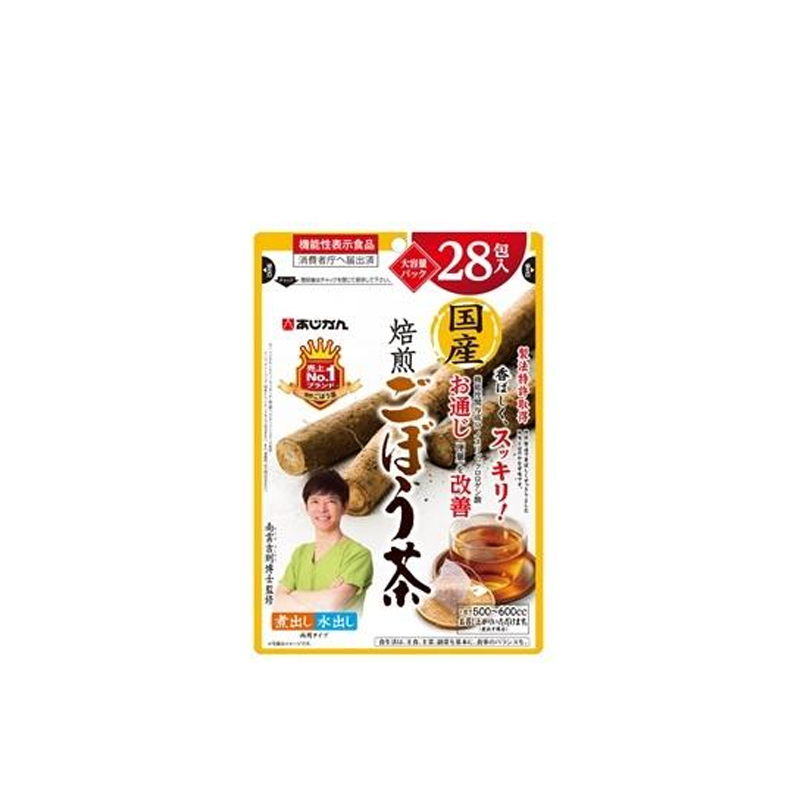 【日版】Ahjikan 日本国产烘烤牛蒡茶 28包
