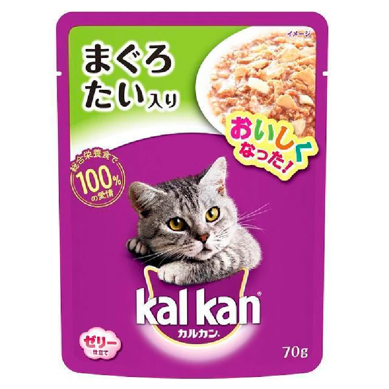 【日版】KAL KAN 卡康  猫咪零食  金枪鱼&鲷鱼风味 70g