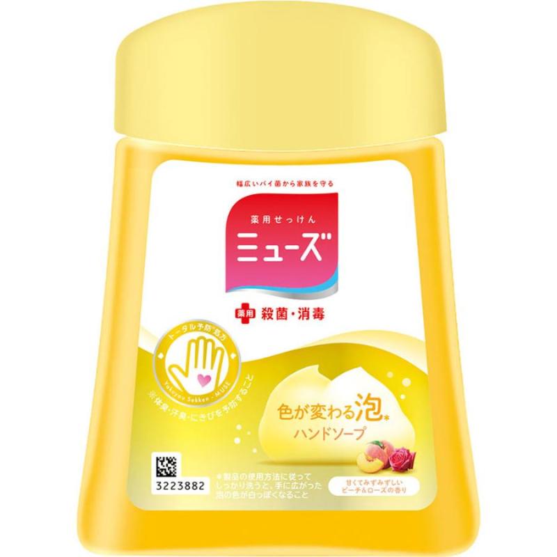 【日版】MUSE 自动泡沫智能感应洗手液  替换装 桃子玫瑰味 250ml