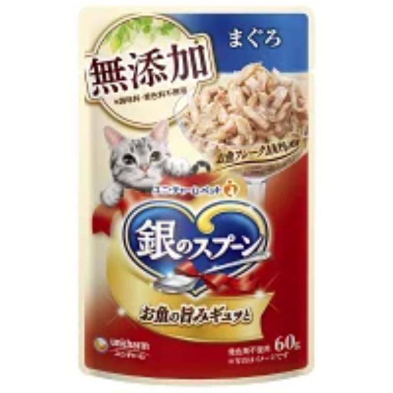 【日版】尤妮佳 银勺 猫咪营养食袋装 金枪鱼味 60g
