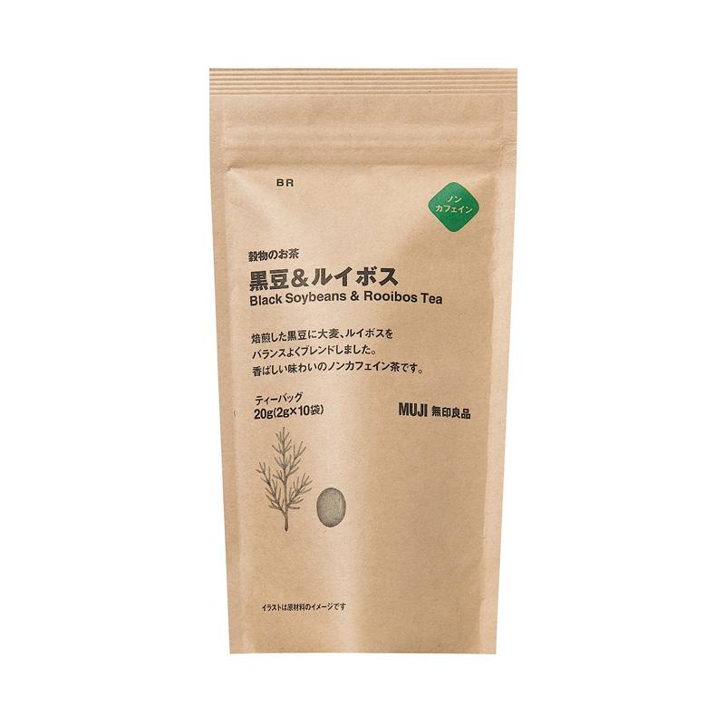 【日版】MUJI无印良品  谷物茶 黑豆 大麦 路易波士茶 20克（2克×10袋）