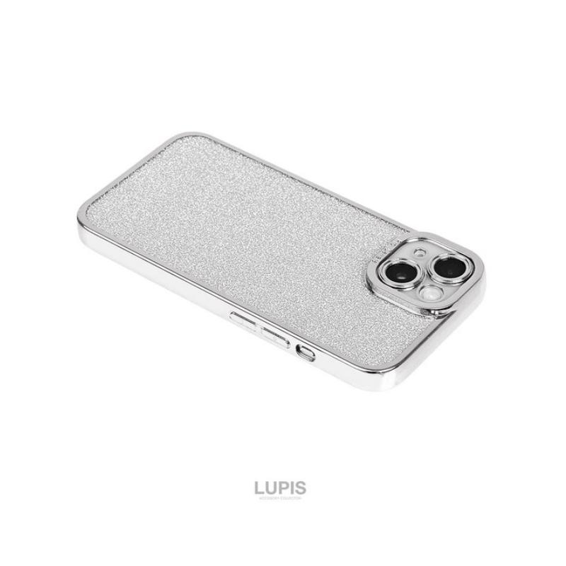 【LUPIS】银色简约圆边手机保护壳 iphone14适用