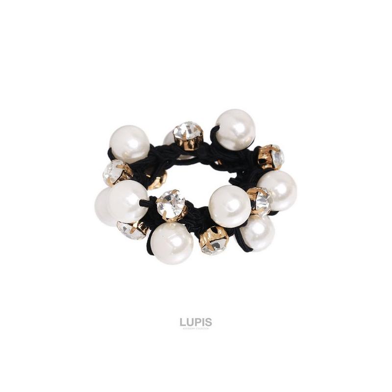 【LUPIS】珍珠×石头编织头绳