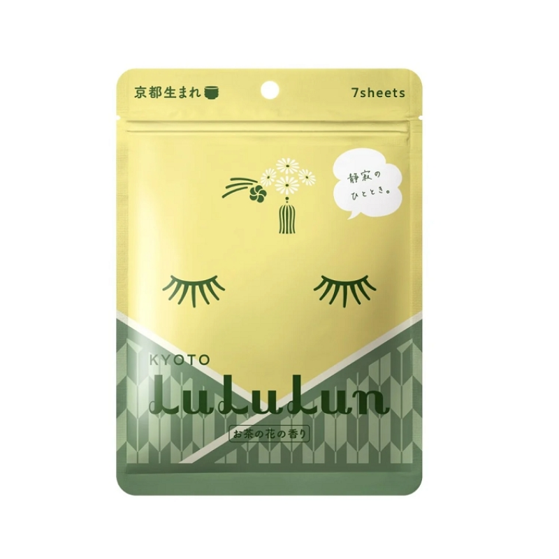 【日版】LuLuLun 京都限定宇治抹茶面膜 玻尿酸保湿补水 7片/袋