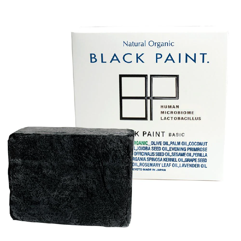 【日版】京都 BLACK PAINT BASIC乳酸菌清洁皂 洁面皂 香皂 60g