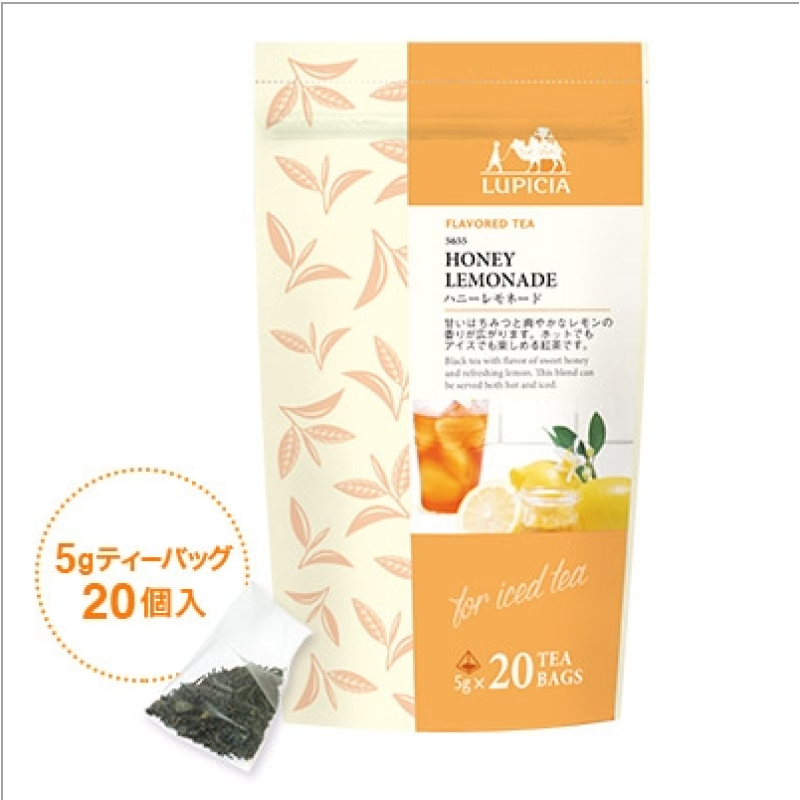 【日本进口】LUPICIA 蜂蜜柠檬饮品5g*20个|清新酸甜|冷热皆宜的健康系果味饮料