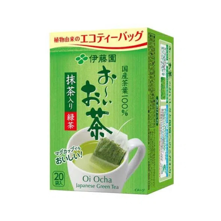 【日版】伊藤园大井茶 绿茶(含抹茶)1.8g×20袋