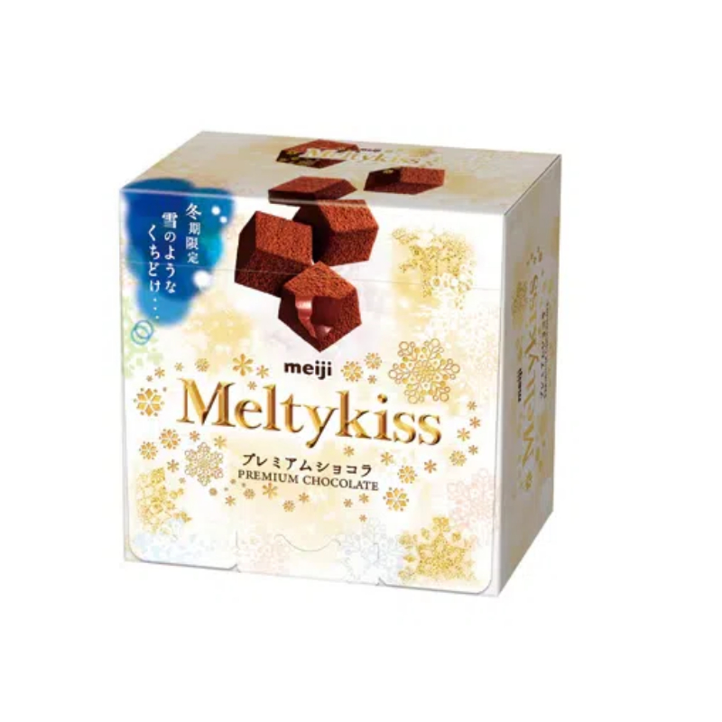 【日版】Meiji明治 MeltyKiss雪吻巧克力 2024年冬季限定 原味巧克力 52g