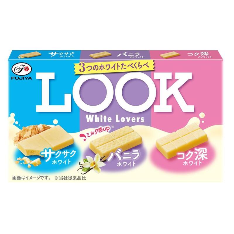 【日版】FUJIYA不二家 LOOK 白色恋人巧克力 12粒装