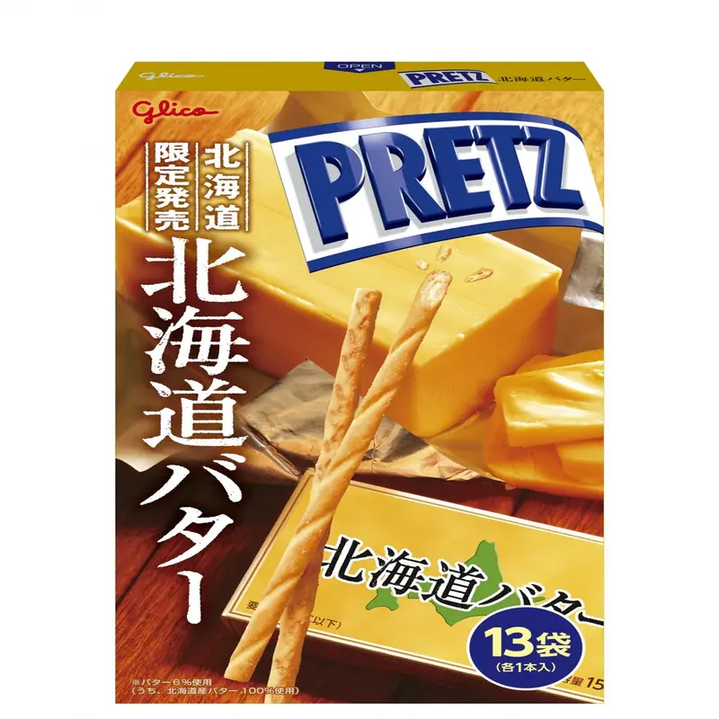 【日版】Glico 格力高 Pocky北海道限定 黄油椒盐味饼干棒 13袋装
