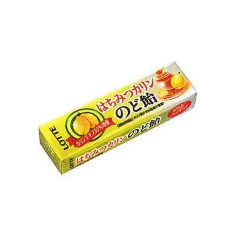 【日版】日本 LOTTE 乐天 条装润喉糖 梨蜂蜜味 11粒 赏味期12个月