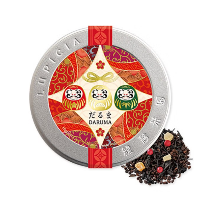 【日版】lupicia 2025新年限定 达摩限定罐装茶叶 果香红茶 50g