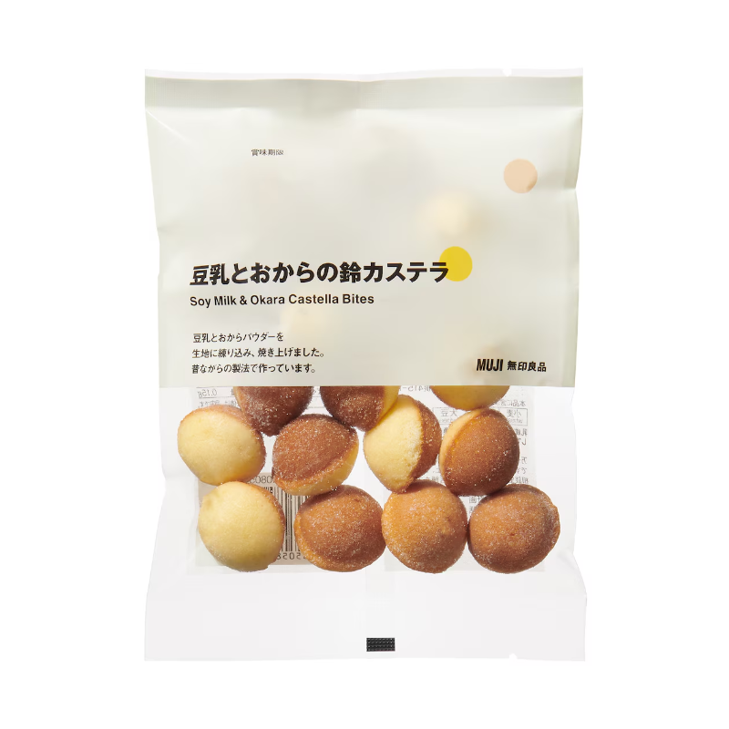 【日版】预售muji 无印良品 豆乳小面包 72g 赏味期限 60 天