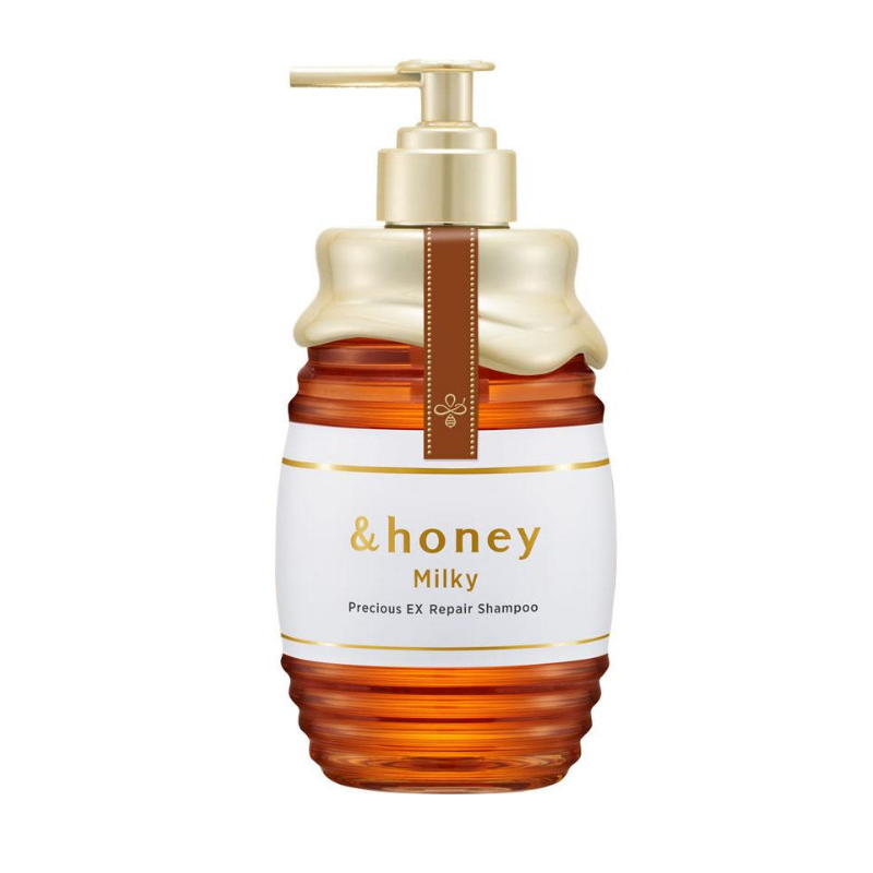 &Honey安蒂花子 Milky Precious EX 修护洗发露 1.0 500ml 苹果蜂蜜香味