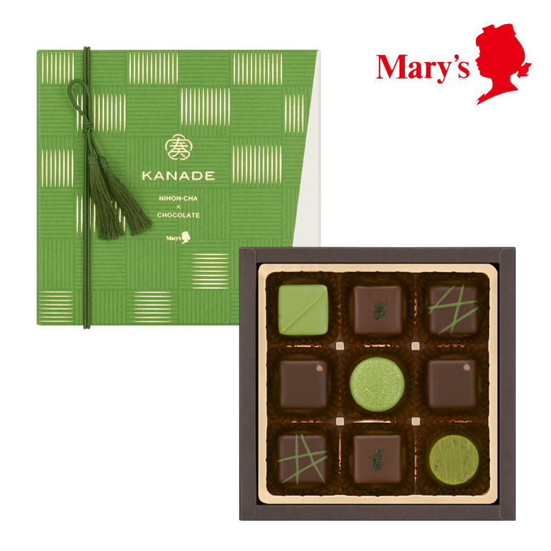 【日版】Mary's 情人节限定 什锦巧克力礼盒 9枚装 多款可选【红薯味/抹茶味】