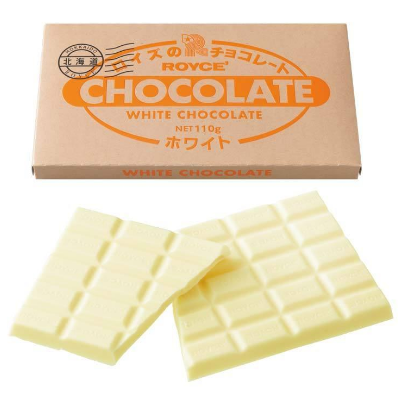【日版】ROYCE 北海道限定 香浓牛奶白巧克力大板 110g 赏味期90天