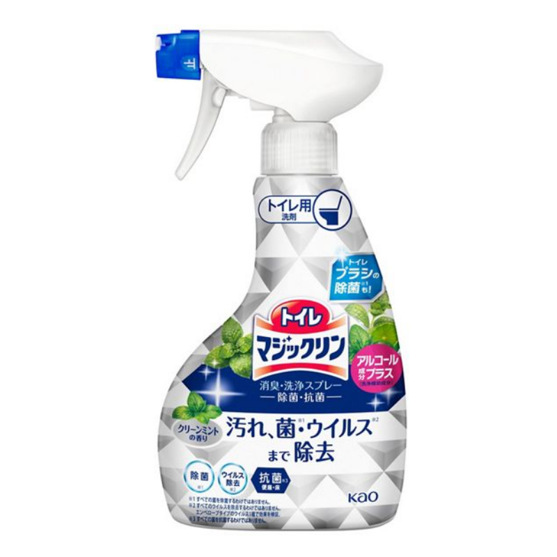 【日版】KAO花王 MAGICLIN AIR 厕所马桶除菌洁厕 除臭消臭清洁喷雾 卫生间卫浴 350ml 薄荷香型