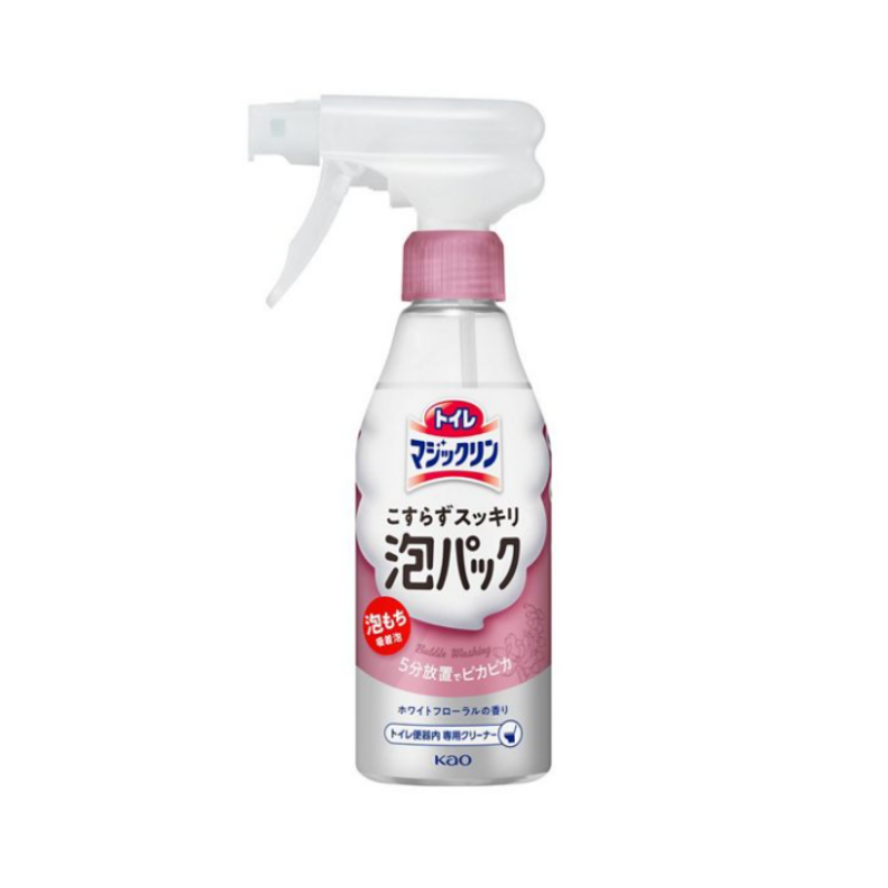 【日版】KAO花王 超强吸附泡沫马桶清洁剂 白色花香 300ml