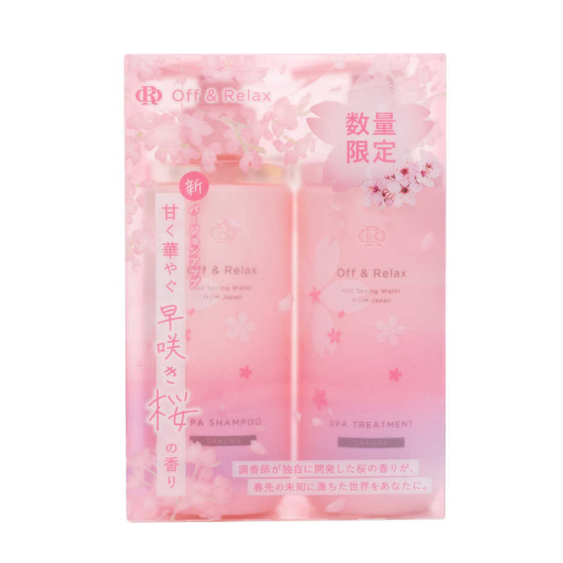 Off&Relax 樱花洗护套装 260ml*2