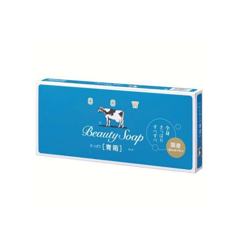 COW 牛乳肥皂蓝盒 6个入