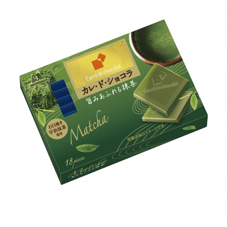 【日版】MORINAGA森永制果 抹茶巧克力 18枚 赏味期限360天