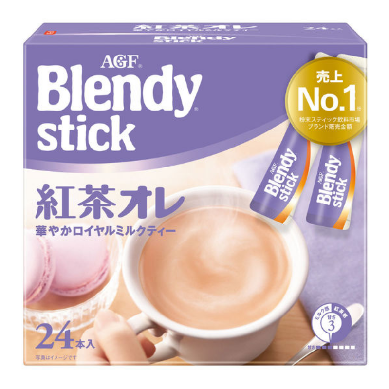 【日版】AGF Blendy 速溶咖啡棒 浓厚顺滑拿铁奶茶 24条装 多口味可选