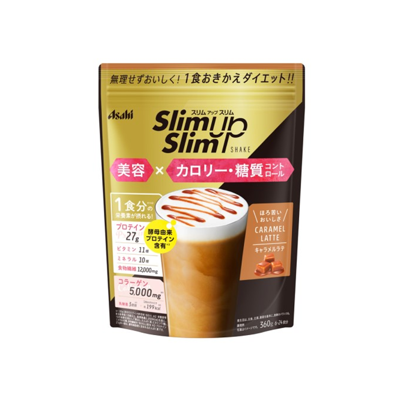 朝日 代餐焦糖拿铁奶昔 360g