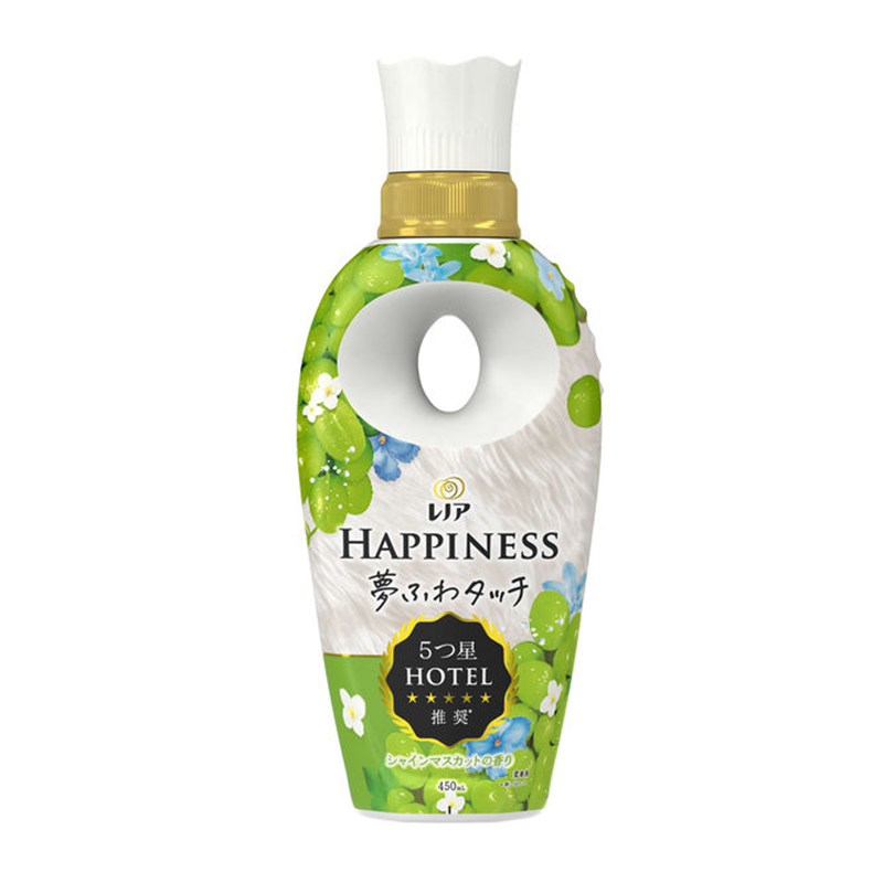 【日版】宝洁P&G Happiness 衣物柔顺剂五星级酒店推荐 450ml 阳光麝香葡萄香型